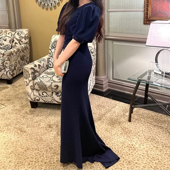 Shoulder Ruffle Gown - Picture 6 of 6